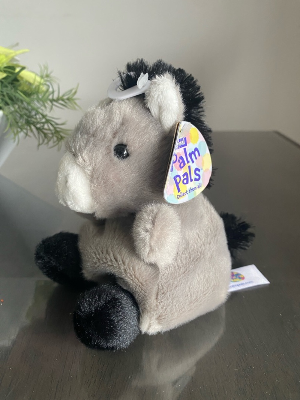 New🌈 Aurora Palm Pals Donkey Plush Beanie barnyard animals gifts